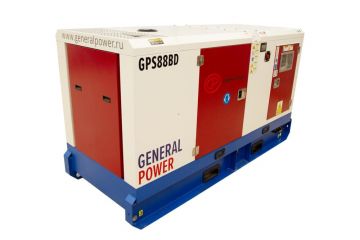 Дизельный генератор General Power GP88BD в кожухе