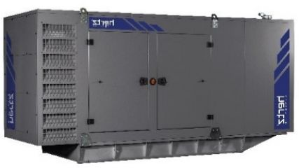 Дизельный генератор Hertz HG 500 CL в кожухе с АВР